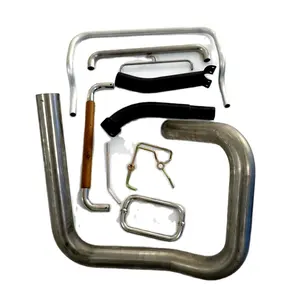 Piezas cuadradas de flexión de tubo de latón y acero inoxidable, accesorio de fabricación verificada