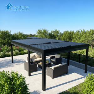 Pérgola <span class=keywords><strong>de</strong></span> Calidad Sweet Home, Gazebo, Pabellón, Venta <span class=keywords><strong>de</strong></span> Fábrica, Productos Nuevos, Pérgola Motorizada con Techo <span class=keywords><strong>de</strong></span> Láminas - Product Image 2