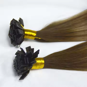 613 Blonde 12A Extensions de cheveux vierges européennes Style droit pointe plate pointe carrée cheveux point culminant pour les femmes blanches - Product Image 6