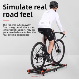 TOSUOD Soporte de Entrenamiento para Bicicleta de 6 Velocidades, de Aluminio, para Interiores, para Bicicletas de Montaña y Carretera, Ajustable, Plegable en Tres Partes, para Uso en Casa o Gimnasio - Product Image 3