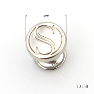Rivets à capuchon en métal nickelé, rivets en alliage de zinc, rivets gravés avec logo personnalisé, rivets à capuchon unique pour accessoires en <span class=keywords><strong>cuir</strong></span> - Product Image 2