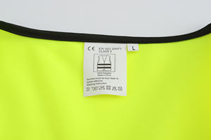 Chaleco DE SEGURIDAD reflectante de clase 2 de alta visibilidad, ropa de construcción, ropa de trabajo de seguridad personalizada - Product Image 4
