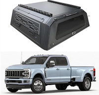 Accessoires tout-terrain : Hardtop en aluminium pour pick-up avec porte-bagages de toit, compatible pour les applications extérieures
