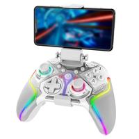 Controlador de juego TURBO de vibración programable Ipega, Gamepad inalámbrico RGB para Switch/PC/Android/iOS/PS4, Gamepad de gatillo ajustable