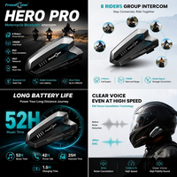 Intercom de casque HERO Pro BT6.0, musique stéréo HiFi, partage de musique, commande vocale, intercomunicador moto, longue portée