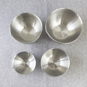 Cuencos mezcladores de acero inoxidable con cubierta, cuenco para ensalada, Beat, huevos, venta al por mayor - Product Image 5