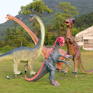 Decoración de Jardín al Aire Libre, Estatuas de Dinosaurios Grandes para Jardín, Modelos de Triceratops de Fibra de Vidrio Hechos a Mano, Tamaño Real, Resistentes al Agua, Pintados a Mano - Product Image 6