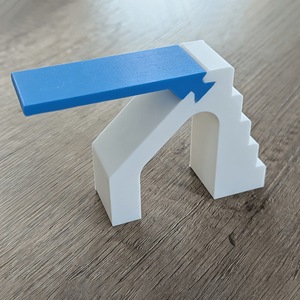 Trampoline miniature pour <span class=keywords><strong>piscine</strong></span> + échelle en matériau Plalite, facile à assembler, trampoline bleu pour <span class=keywords><strong>maison</strong></span> <span class=keywords><strong>de</strong></span> poupée - Product Image 4
