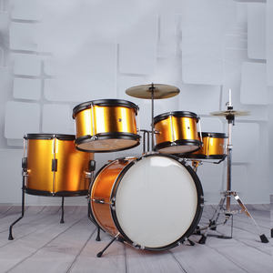 Juego de Batería Profesional Personalizado para Niños con 5 Tambores (Incluye Tambor de Percusión) y 2 Platillos - Ajustable, Ligero y Portátil - Product Image 4