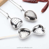 1 pièce Filtre à thé boule en acier inoxydable avec poignée pour thé en vrac, infuseur à thé et boule à épices pour fondue, Dropshipping