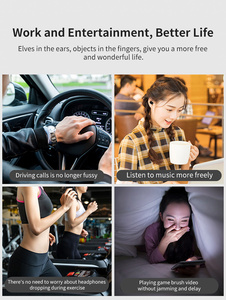 Premiun A6S TWS Tai nghe không dây in-ear Stereo cho Tai nghe <span class=keywords><strong>bluetooth</strong></span> cho Xiaomi cho Huawei <span class=keywords><strong>iPhone</strong></span> với chỉ báo pin LED - Product Image 6