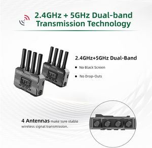 Accsoon cineview Quad multispectrum không dây video phụ <span class=keywords><strong>Receiver</strong></span> - Product Image 3