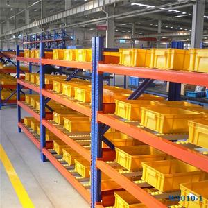 Sistema de almacenamiento FIFO de alta densidad Almacenamiento en almacén Estante de flujo de paleta de rodillos de gravedad resistente - Product Image 5