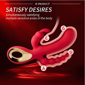 セックスベイ トリプルオーガズム バイブレーター 女性用 Gスポット 膣 アナル刺激 マッサージ器 ディルド マスタベーター 女性用バイブレーター セックスグッズ - Product Image 4