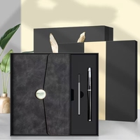 Ensemble de carnets personnalisables pour affaires/étude - Coffret cadeau haut de gamme pour cadeaux d'entreprise et de bureau, disponible en gros avec impression de logo
