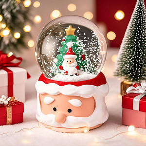 Globo de Nieve Personalizado de Resina con Santa Claus, Adorno Navideño, Regalo Festivo - Product Image 3