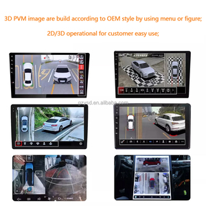 Autoradio Android à écran tactile de 9/10 pouces avec caméra de recul 360 AHD Système de vue des <span class=keywords><strong>oiseaux</strong></span> 360 Caméra panoramique pour voiture Android - Product Image 3