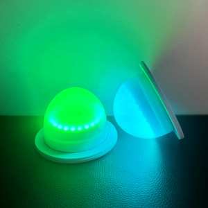 Base lumineuse LED en plastique en gros, <span class=keywords><strong>ampoule</strong></span> étanche rechargeable à visser, remplacement de lampe avec 24 LED RVB + blanc, ouverture de 120 mm - Product Image 2
