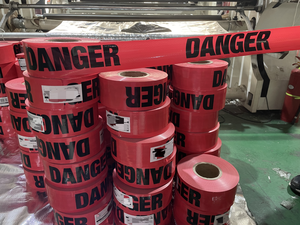 เทปเตือนภัยเสริมความแข็งแรงพร้อมข้อความ 'CAUTION' ตัวหนา - Product Image 5