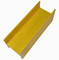 Grille de passerelle en poutre I en PRF pultrudé stabilisé aux UV, barre en I en fibre de verre isolée antidérapante pour l'entretien des panneaux solaires photovoltaïques sur toiture