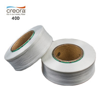 Fil élastique de fabrication à bas prix Corée Creora 40D B Grade fil de Spandex nu transparent pour tissu tricoté ACY SCY