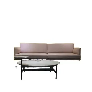 粉红色天鹅绒沙发法式沙发家具套装办公沙发图片 2019