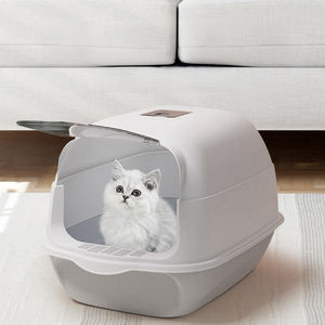 Nuova-2025 di alta qualità grande lettiera per gatti completamente chiusa con guscio in materiale PP, copertura per gatti - Product Image 3