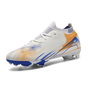 Scarpe <span class=keywords><strong>da</strong></span> Calcio Alte e Basse, Scarpe <span class=keywords><strong>da</strong></span> <span class=keywords><strong>Calcetto</strong></span>, <span class=keywords><strong>Scarpini</strong></span> <span class=keywords><strong>da</strong></span> Calcio FG HG AG TF, Suola Piatta in Pelle PU, per Sport di Squadra, Uomo e Donna, Adulti - Product Image 1
