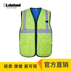 <span class=keywords><strong>Lakeland</strong></span> เสื้อกั๊ก CV30ฤดูร้อนอุณหภูมิสูงแบบจุ่มตัวป้องกันความเย็นสะท้อนแสง - Product Image 5