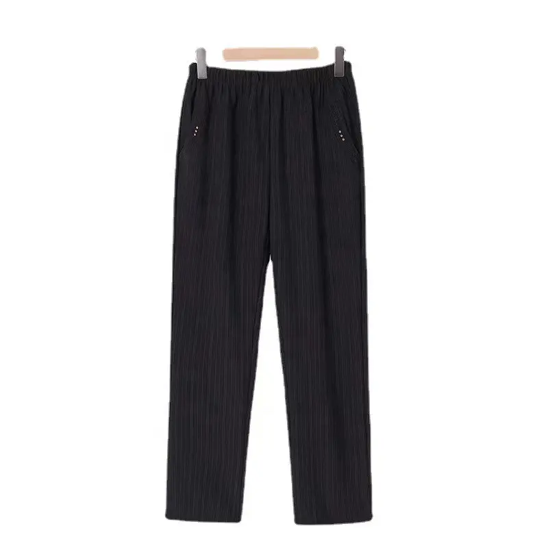 Hot Spring and Autumn New Women's Nine-point Straight Leg Pants Small Feet Business Women's High Waist Trousers