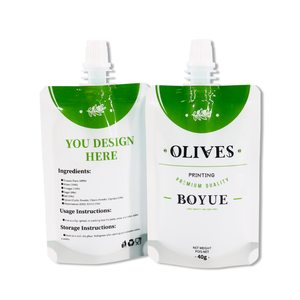 Kantong cerat standar makanan dengan penutup yang dapat ditutup kembali untuk kemasan minuman sehat jus susu tanaman - Product Image 6