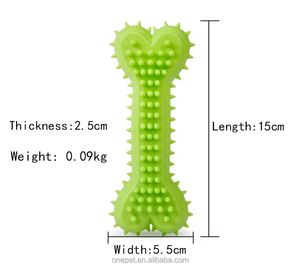 Giocattoli da Masticare per Animali Domestici in TPR a Forma di Osso per la Cura Dentale e la Pulizia dei Denti, Giocattoli Resistenti per Cani - Product Image 2