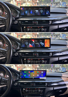 Sistema de Navegación GPS Carplay de 14.9 Pulgadas para Automóvil, Estéreo con Reproductor de Video Android para BMW X5 F15 X6 F15 F85 F86 Sistema NBT EVO 2560*720p 64GB Amplificador DSP