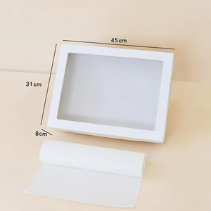 Tinh Tế Tùy Chỉnh Kraft Giấy Wedding Party Quà Tặng Bao Bì Hộp <span class=keywords><strong>PVC</strong></span> Cửa Sổ Cho Cookie Kẹo Bánh Hiển Thị Vật Liệu Tái Chế - Product Image 6