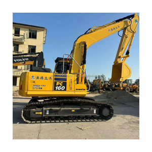Excavatrice d'occasion Komatsu PC160 160-7 d'occasion de Corée, 16 tonnes avec moteur, boîte de vitesses et engrenages - Product Image 2