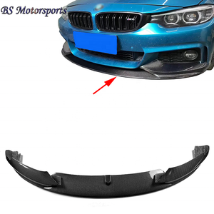 Labbro Anteriore in Fibra di Carbonio Stile M-Performance per BMW Serie 4 F32 F33 <span class=keywords><strong>F36</strong></span> 2013-2016 (SOLO per PARAURTI M-TECH) - Product Image 1