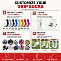 Chaussettes de football personnalisées pour équipes, en coton et nylon, antidérapantes, avec grip, chaussettes de sport, tricotage XY, chaussettes de football athlétiques de haute qualité avec silicone