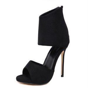 simple black high heels