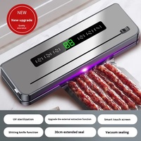 Machine de mise sous vide électrique portable semi-automatique en acier inoxydable à faible bruit, économique en énergie, certifiée CE/ROHS