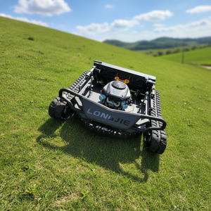 Tondeuse à gazon industrielle autopropulsée télécommandée à essence 4 temps, largeur <span class=keywords><strong>de</strong></span> coupe 900 mm, tout-terrain pour usage en <span class=keywords><strong>verger</strong></span> - Product Image 1