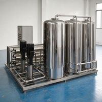 Filtre mécanique industriel en acier au carbone avec média sable de quartz, réservoir sous pression 5000L/heure, garantie 1 an pour le traitement des eaux profondes