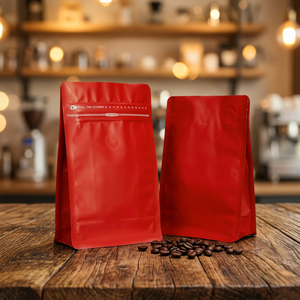Bolsas para Granos de Café con Válvula, Ecológicas, de Fondo Plano, Resistentes y de Alta Calidad, 125g 250g 500g 1000g, 50 Unidades, Disponibles - Product Image 1
