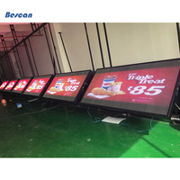 Super brillante impermeable P10 P6 al aire libre pantalla LED programable vídeo publicidad frontal abierto servicio señal