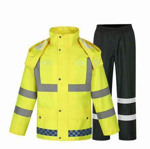 Traje Impermeable Reflectante de Alta Visibilidad Naranja, Amarillo y Rojo para Trabajadores de Gestión Urbana, Hecho en China, Otros Materiales - Product Image 6