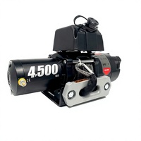 Treuil électrique mini en aluminium certifié CE 12V/24V OEM/DEM pour ATV/UTV avec capacité de 4500 lb et corde de 13 m