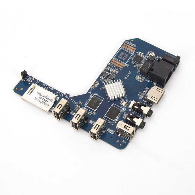 High Stability Android Circuit Board for Smart TV Box PCB Assembly with FR-4 Base Material and HASL Surface Finishing