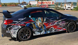 Vente en gros <span class=keywords><strong>Dragon</strong></span> <span class=keywords><strong>Ball</strong></span> Z DBZ Itasha Anime 08, habillage de voiture, film vinyle moulé, taille universelle, habillage de voiture, autocollant de voiture, design de film de voiture - Product Image 3