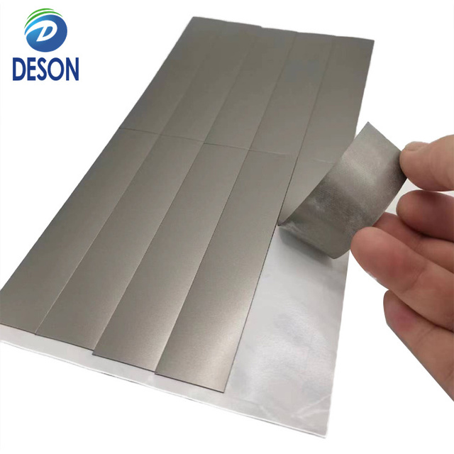 Deson Die-cut EMI Insalute Intelligent IC Card Wave Absorbing Material 6-40 GHz Magnetic Absorber Mu-metal Shields Sheet