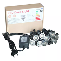Tahan Air DC 12V 24V Mini Luar Ruangan Bawah Tanah LED Dikuburkan Lampu Lantai Lampu Dek Lampu LED Tanah Lampu 1 Ini