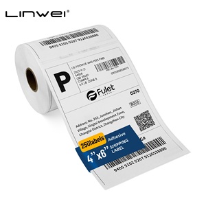 <span class=keywords><strong>Prix</strong></span> <span class=keywords><strong>de</strong></span> gros 4x6 pouces 100x150mm étiquette <span class=keywords><strong>d</strong></span>'expédition thermique directe adhésive <span class=keywords><strong>d</strong></span>'emballage - Product Image 1